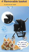 BNDC 102 Pram & Stroller For Dogs & Cats (Black) - Good Dog People™