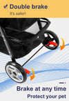 BNDC 102 Pram & Stroller For Dogs & Cats (Black) - Good Dog People™