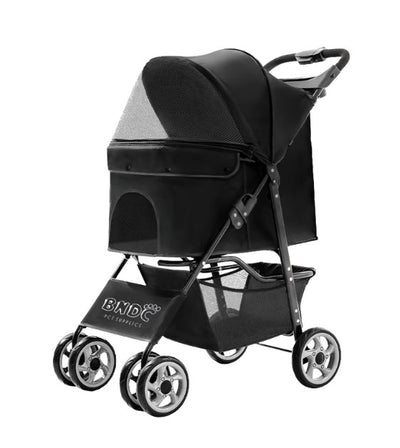 BNDC 102 Pram & Stroller For Dogs & Cats (Black) - Good Dog People™