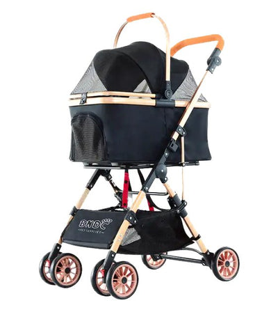 BNDC 103 Pram & Stroller For Dogs & Cats (Black) - Good Dog People™