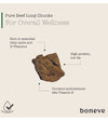 Boneve Earthmade Free-Range Grass-Fed Beef Lung Chunks Air-Dried Dog Treats - Good Dog People™