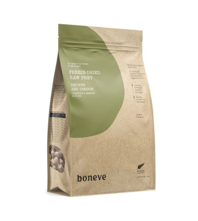Boneve Earthmade Freeze-Dried Raw Prey Dry Dog Food (Chicken & Venison) - Good Dog People™