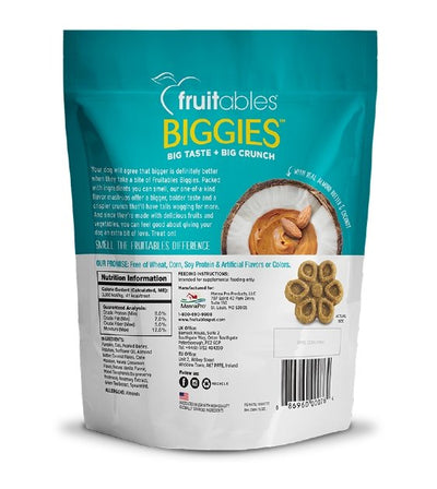 BUY 2 FREE 1: Fruitables Biggies Real Almond Butter & Coconut Dog Treats - Good Dog People™