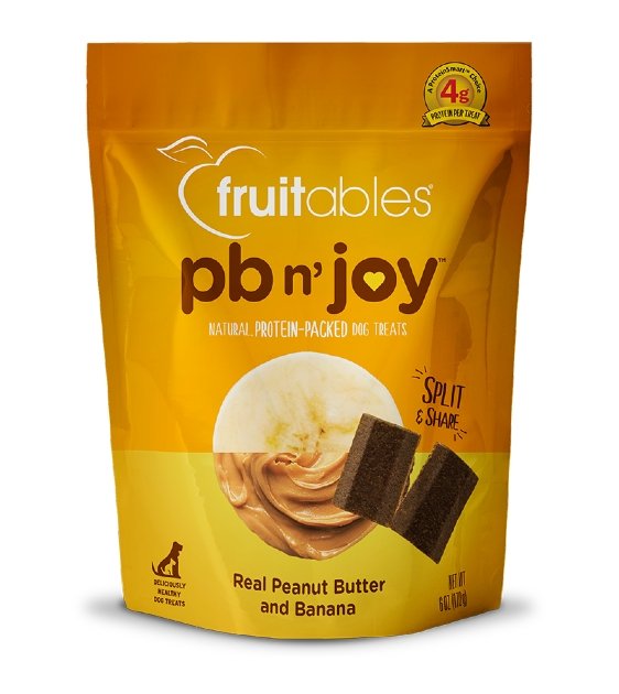 BUY 2 FREE 1: Fruitables PB N' JOY Real Peanut Butter & Banana Dog Treats - Good Dog People™