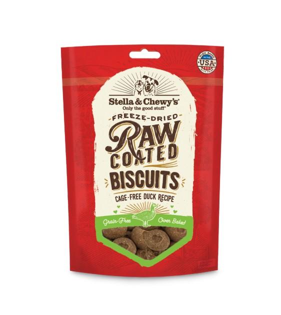 Stella & Chewy’s Raw Coated Biscuits (Duck) Dog Treats