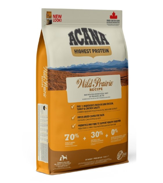 Acana Freeze Dried Infused Wild Prairie Recipe Dog Food Good Dog