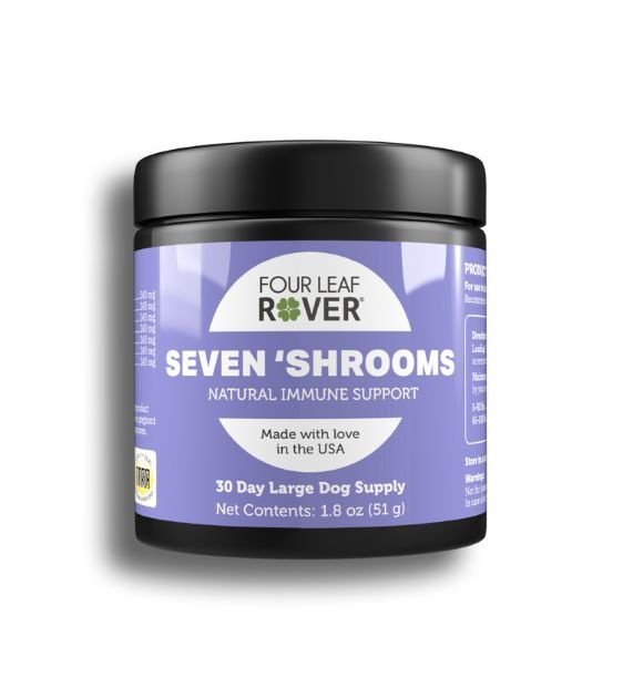 Four Leaf Rover (SEVEN 'SHROOMS) Organic Mushroom Mix Dog Supplement - Good Dog People™