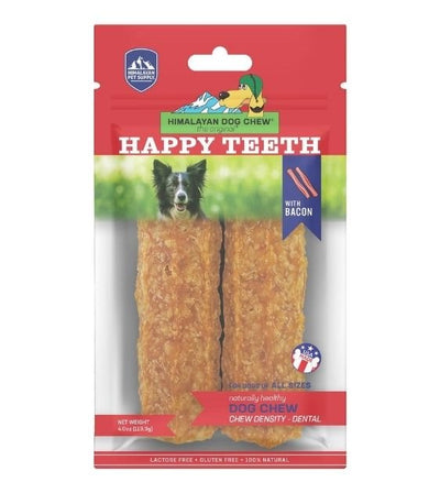 Himalayan Pet Supply Happy Teeth Bacon Dental Chew Dog Treats - Good Dog People™