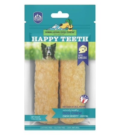 Himalayan Pet Supply Happy Teeth Cheese Dental Chew Dog Treats - Good Dog People™