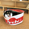 Kashima Udon Noodles Bed For Dogs & Cats (Red) - Good Dog People™