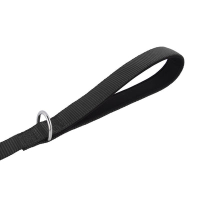 Loyal.D Fix.D Comfort Black Dog Leash (Neoprene Handle) - Good Dog People™