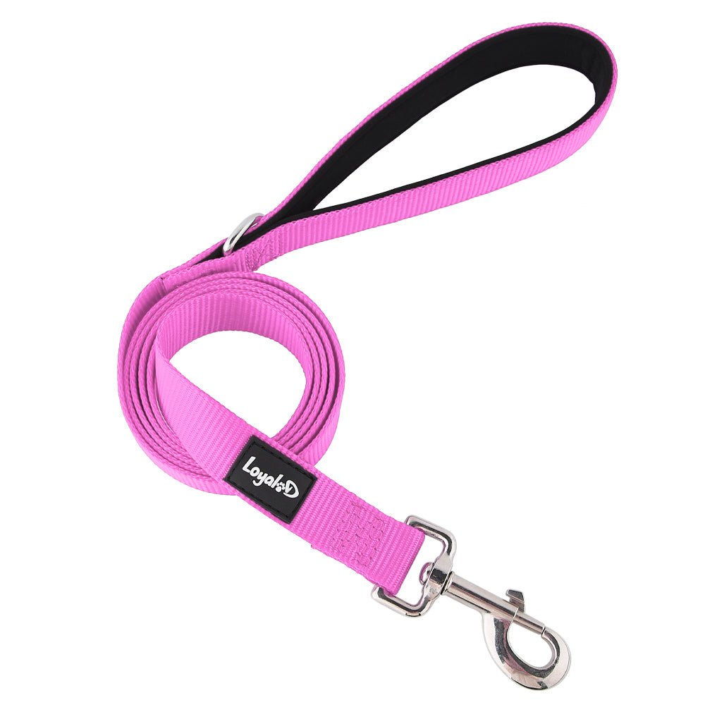 Loyal.D Fix.D Comfort Hot Pink Dog Leash (Neoprene Handle) - Good Dog People™