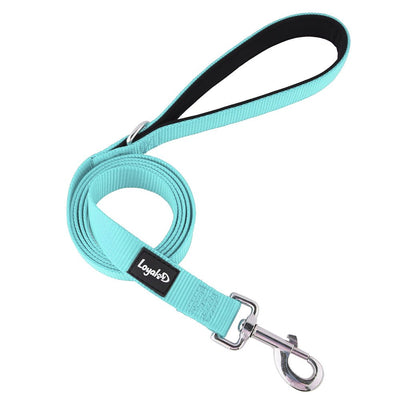 Loyal.D Fix.D Comfort Sky Blue Dog Leash (Neoprene Handle) - Good Dog People™