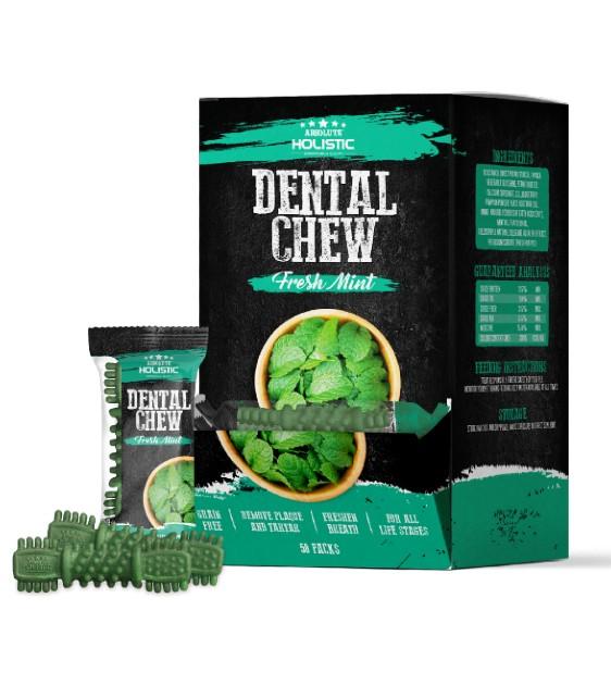 $0.80 ONLY [CLEARANCE]: Absolute Holistic Dental Dog Chews (Mint)