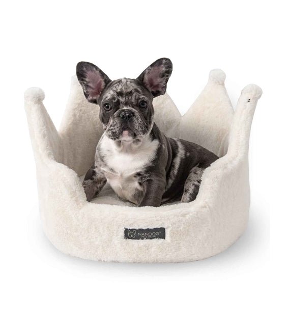 Nandog Pet Gear Cloud Crown Bed (Ivory) for Dogs and Cats > Good Dog