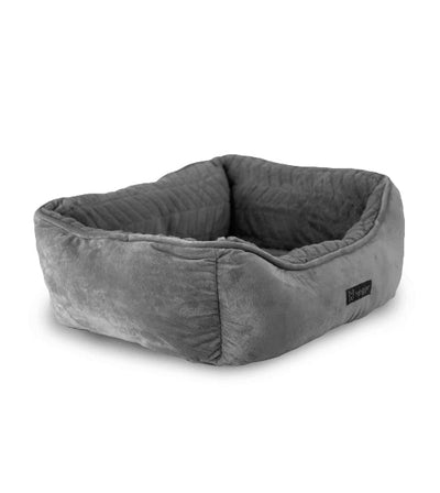 Nandog Pet Gear Cloud Reversible Bed (Chevron Gray) for Dogs and Cats - Good Dog People™