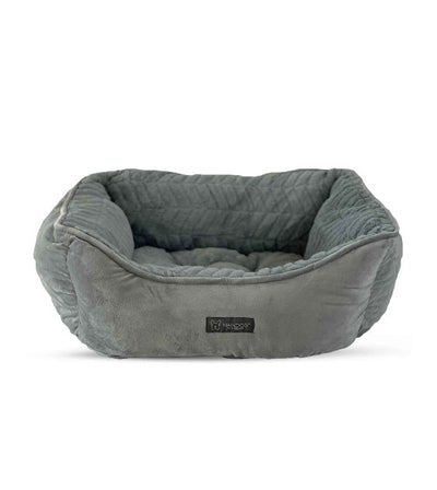 Nandog Pet Gear Cloud Reversible Bed (Chevron Gray) for Dogs and Cats - Good Dog People™