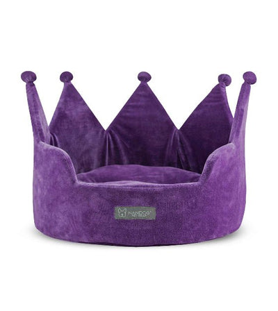 Nandog Pet Gear Crown Bed (Purple) for Dogs and Cats - Good Dog People™