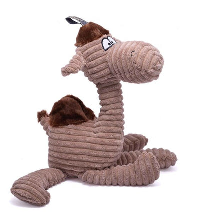 Nandog Pet Gear My BFF Corduroy Camel Squeaker Toy - Good Dog People™