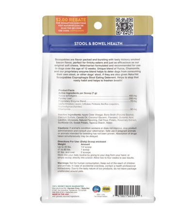 NaturVet Scoopables (Tiny Bites With Bacon Flavour) Coprophagia Stool Eating Deterrent Dog Supplement - Good Dog People™