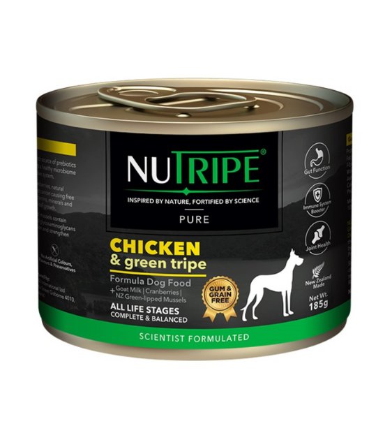 Nutripe Pure Chicken Green Tripe Gum Grain Free Canned Dog Food Good Dog People