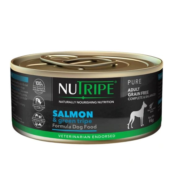 Nutripe Pure Salmon & Green Tripe Formula Grain Free Canned Dog Food - Good Dog People™