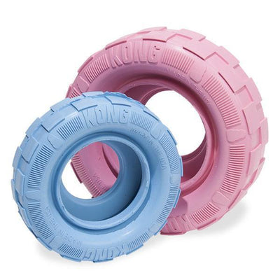 KONG Puppy Tires Dog Toy (Assorted Colours)