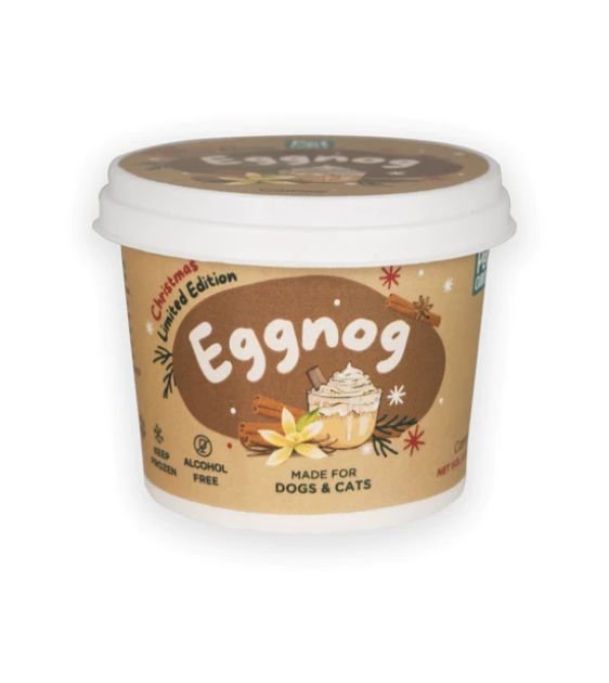 PetCubes Ice Cream For Dogs & Cats (Festive Eggnog)