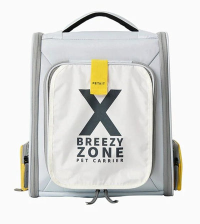 PETKIT Breezy Zone Backpack Carrier (Grey & Yellow) - Good Dog People™