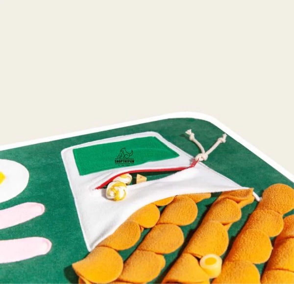 POOZPET Nosework Snuffle Mat For Dogs (Hong Kong Tea Restaurant) > Good