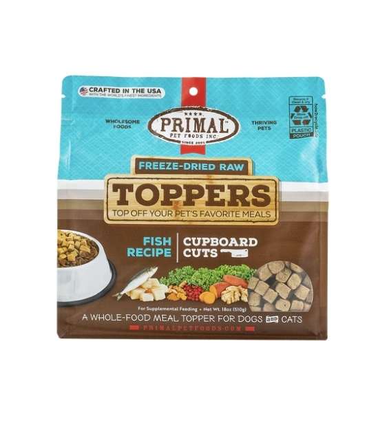 Primal Freeze Dried Raw Toppers For Dogs & Cats (Fish) - Good Dog People™