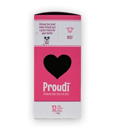 Proudi Raw Dog Food (Single Protein Beef) - Good Dog People™