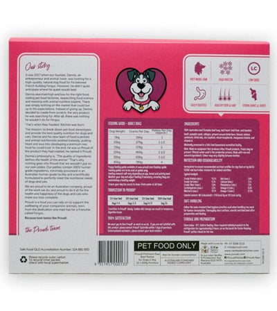 Proudi Raw Dog Food (Single Protein Beef) - Good Dog People™