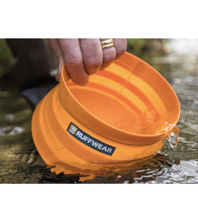 Ruffwear Bivy™ Collapsible Dog Bowl (Salamander Orange) - Good Dog People™