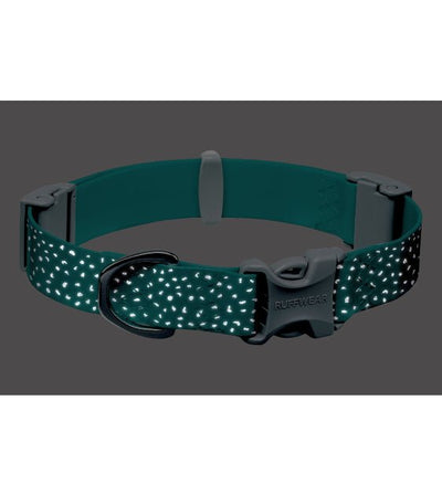 Ruffwear Confluence™ Reflective Waterproof Dog Collar (Aurora Teal) - Good Dog People™