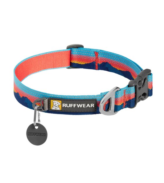 Ruffwear Crag Reflective Dog Collar Sunset For Dogs Good Dog