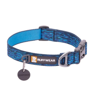 Ruffwear Flat Out™ Patterned Dog Collar (Oceanic Distortion) - Good Dog People™