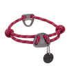 Ruffwear Knot-a-Collar™ Reflective Adjustable Rope Dog Collar (Hibiscus Pink) - Good Dog People™