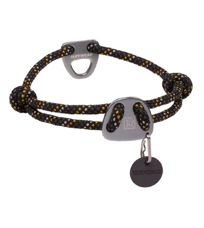 Ruffwear Knot-a-Collar™ Reflective Adjustable Rope Dog Collar (Obsidian Black) - Good Dog People™