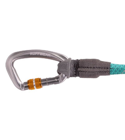 Ruffwear Knot-a-Leash™ Reflective Rope Dog Leash with Locking Carabiner (Aurora Teal) - Good Dog People™