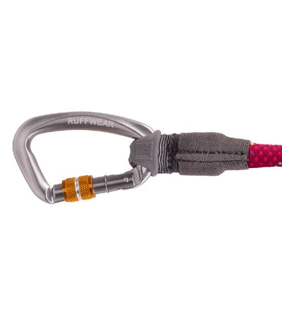 Ruffwear Knot-a-Leash™ Reflective Rope Dog Leash with Locking Carabiner (Hibiscus Pink) - Good Dog People™