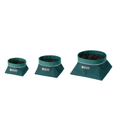 Ruffwear Quencher™ Collapsible Food & Water (Tumalo Teal) Dog Bowl - Good Dog People™