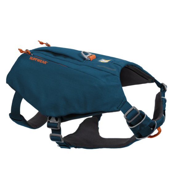 Dog harness with store pockets