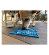 SodaPup Enrichment Lick Mat For Dogs (Square / Blue Jigsaw) - Good Dog People™