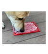 SodaPup Enrichment Lick Mat For Dogs (Square / Red Hearts) - Good Dog People™