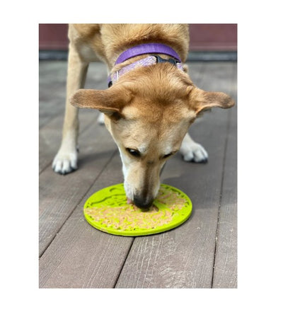 SodaPup Enrichment Lick Mat With Suction Cups For Dogs (Round / Green Tree Of Life) - Good Dog People™