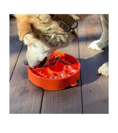 SodaPup Enrichment Slow Feeder Bowl For Dogs (Round / Green Great Outdoors) - Good Dog People™