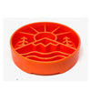 SodaPup Enrichment Slow Feeder Bowl For Dogs (Round / Orange Great Outdoors) - Good Dog People™