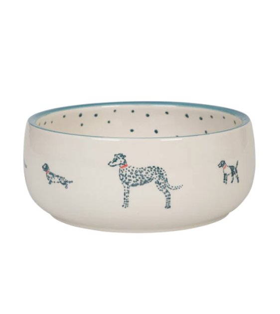 Sophie Allport Fetch Stoneware Dog Bowl