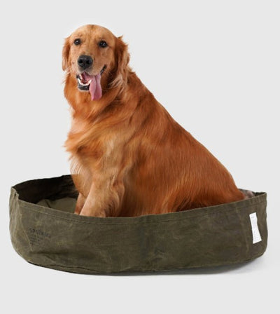 Sputnik Military (Green) Reversible Pillow Pet Bed - Good Dog People™